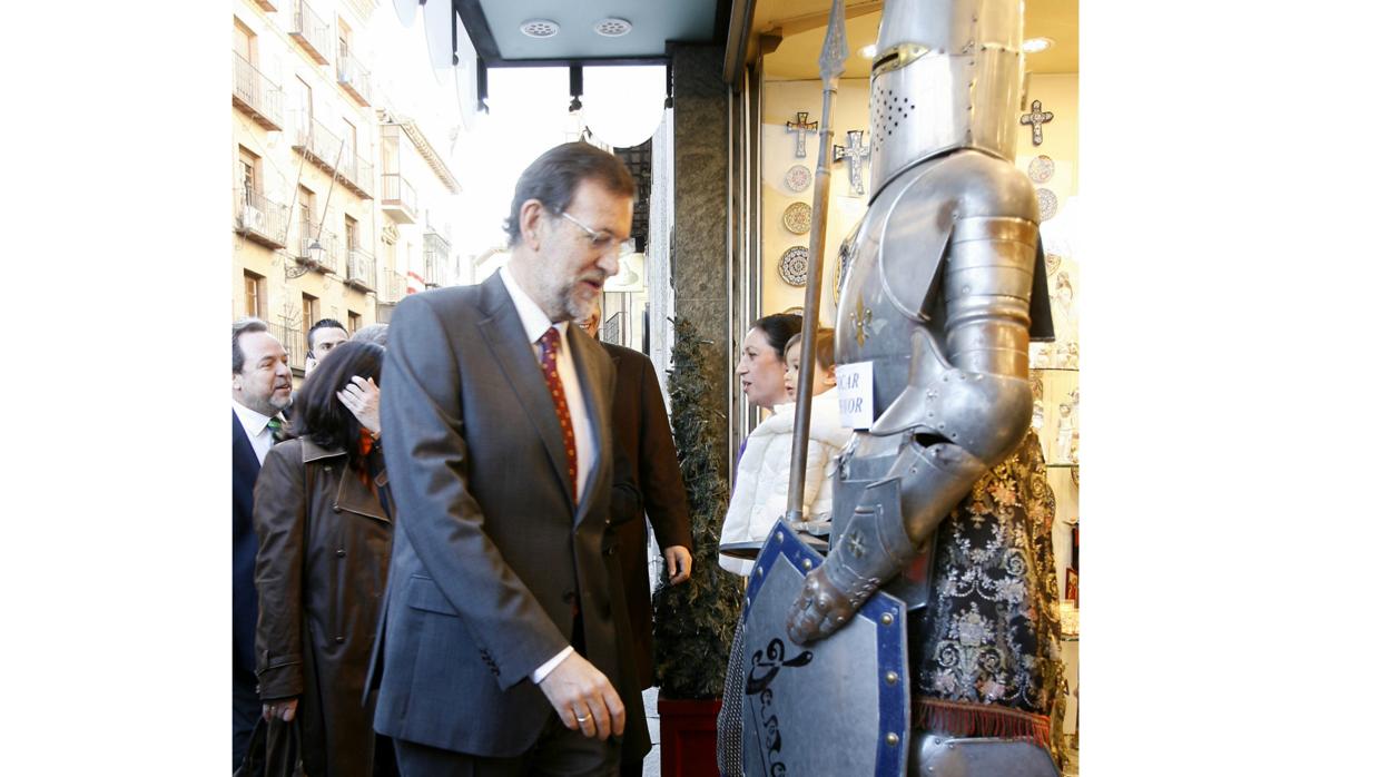 Rajoy, en una visita realizada a Toledo