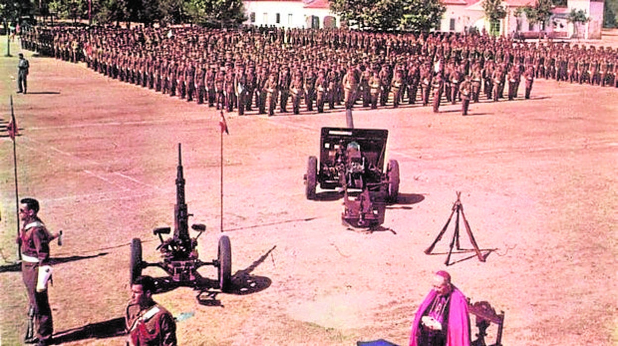 Campamento de Montelarriena, en Toro (Zamora), durante su época en uso