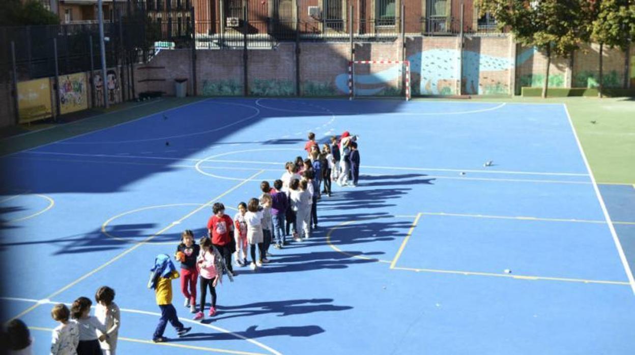 Patio de un colegio