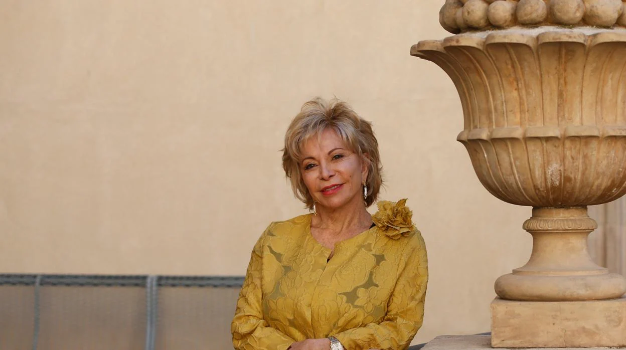 Isabel Allende, ayer en Barcelona