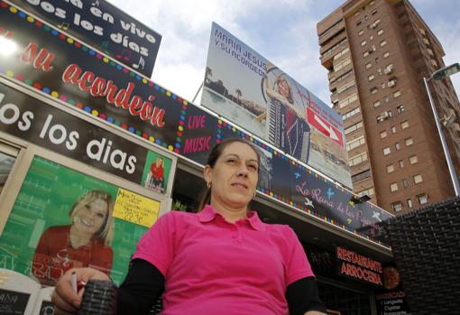 Imagen de la cafetería en la que actuaba hasta el pasado sábado María Jesús