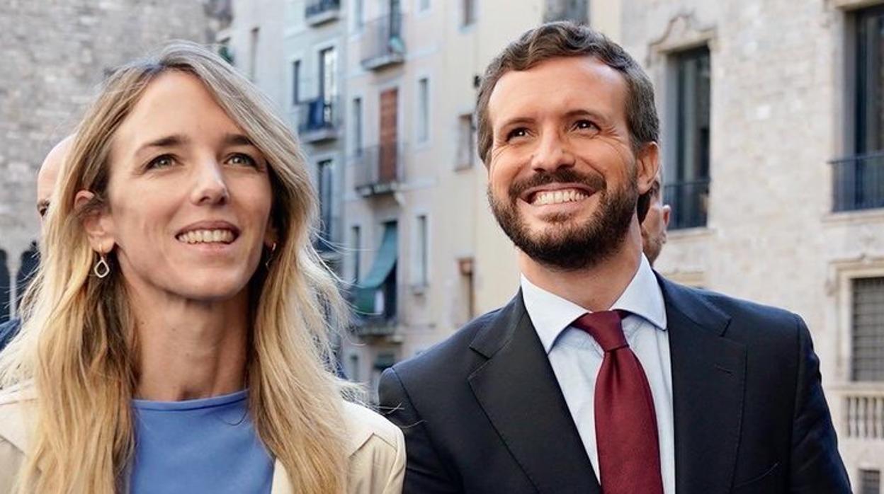 Álvarez de Toledo y Pablo Casado, en Barcelona