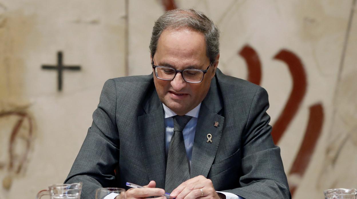 El presidente de la Generalitat, Quim Torra