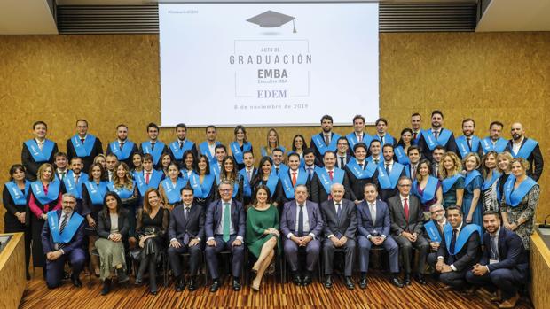 Vicente Boluda ejerce de padrino en la graduación de los programas Executive MBA de EDEM