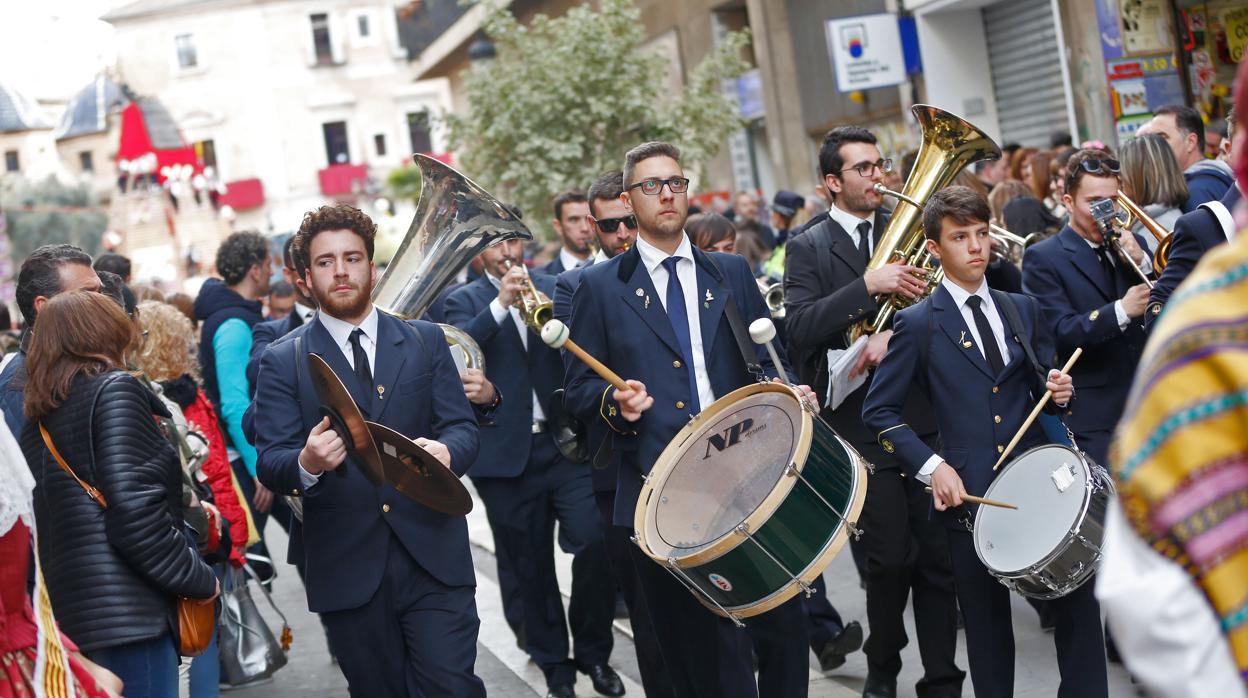 Imagen de archivo de una banda de música en Valencia