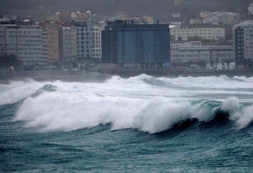 Olejae en la playa de Riazor en La Coruña