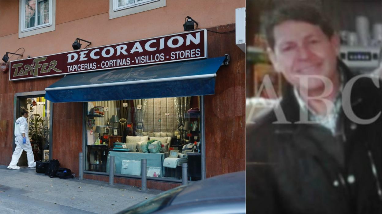 La tapicería de Fernando López, donde fue asesinado el 4 de noviembre