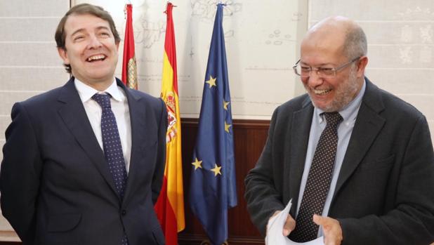 Mañueco e Igea valoran su «cohesión» y ven Gobierno en Castilla y León «para cuatro años»