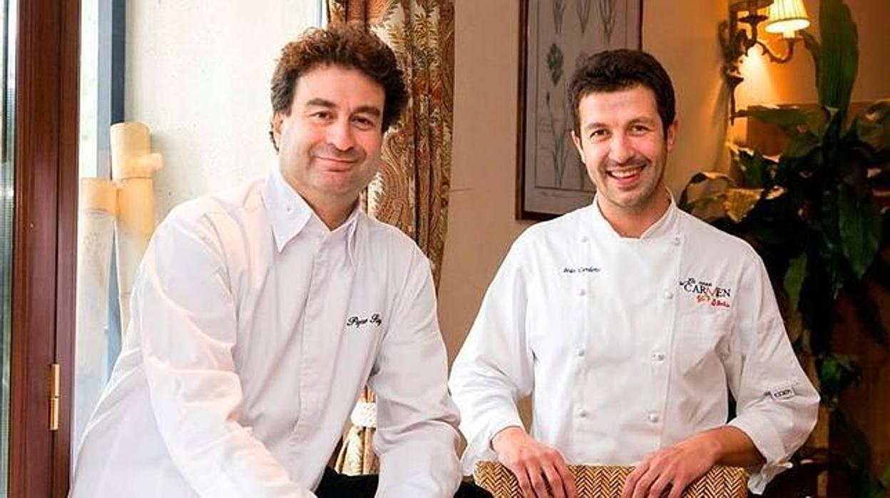 Pepe Rodríguez (izquierda) e Iván Cerdeño (derecha) son dos Estrella Michelin de la región