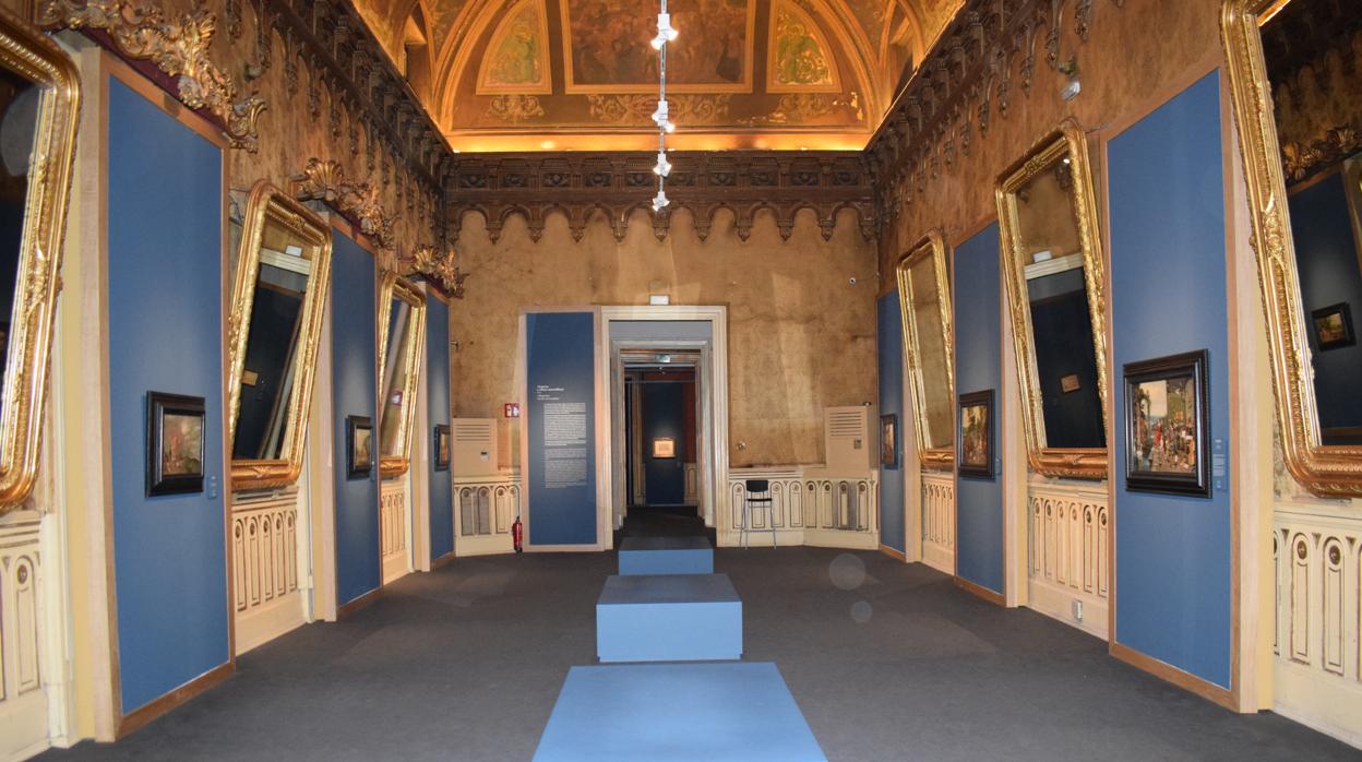 Salón de baile del Palacio de Gaviria, una de las salas más emblemáticas