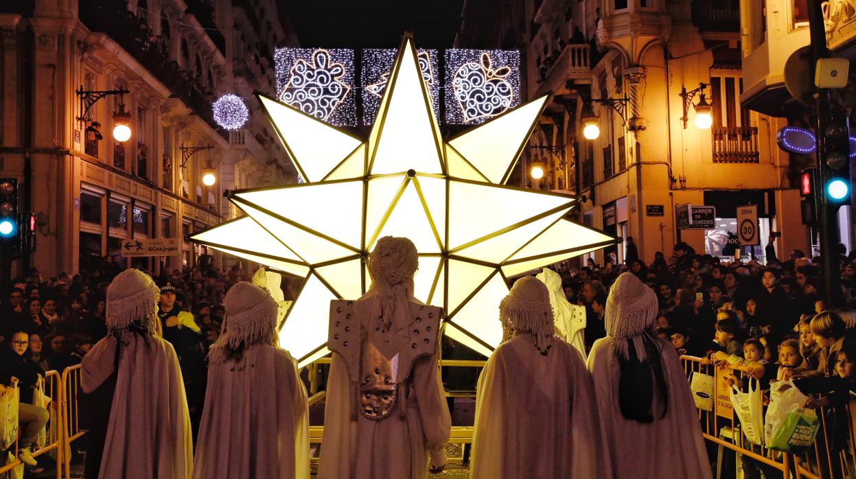 Imagen de archivo de la cabalgata de Reyes de Valencia