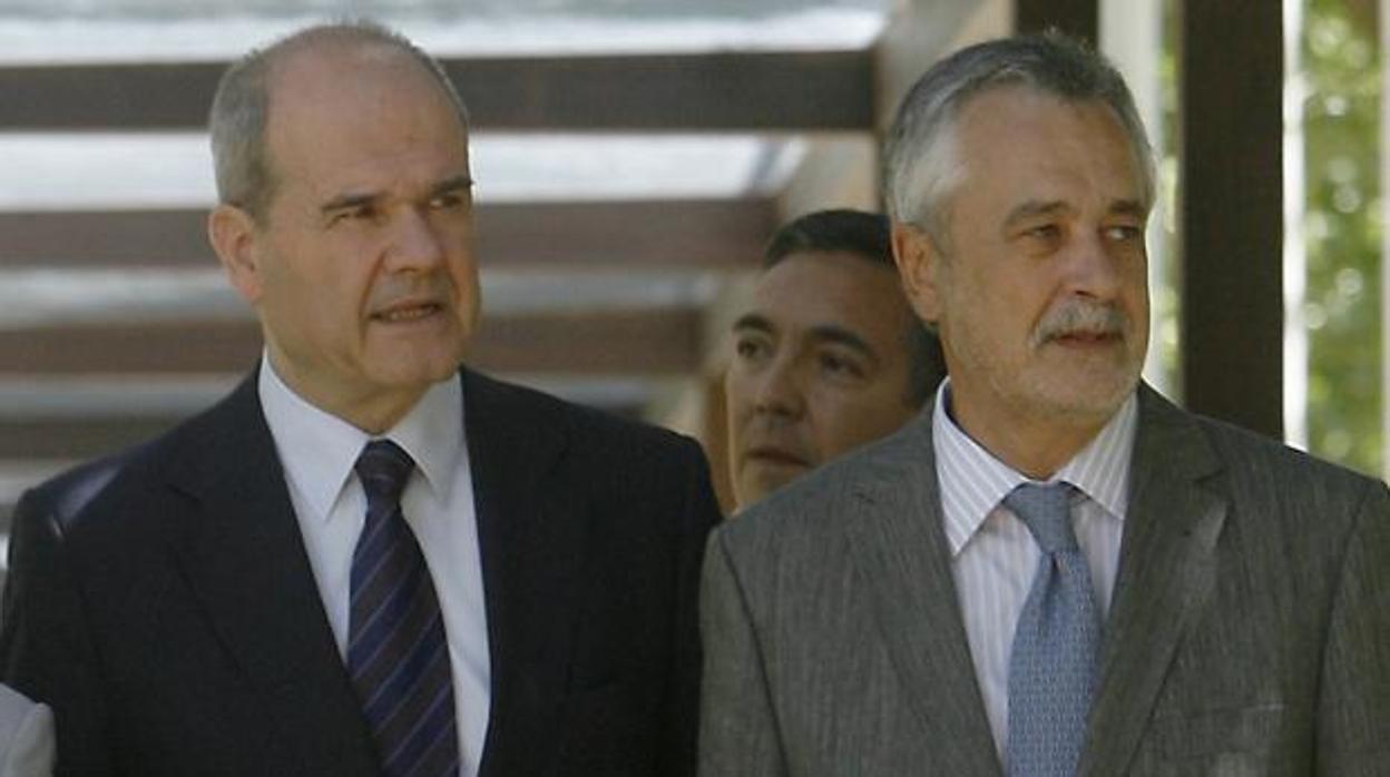 Los expresidentes de la Junta Manuel Chaves y José Antonio Grriñán, condenados por el fraude de los ERE