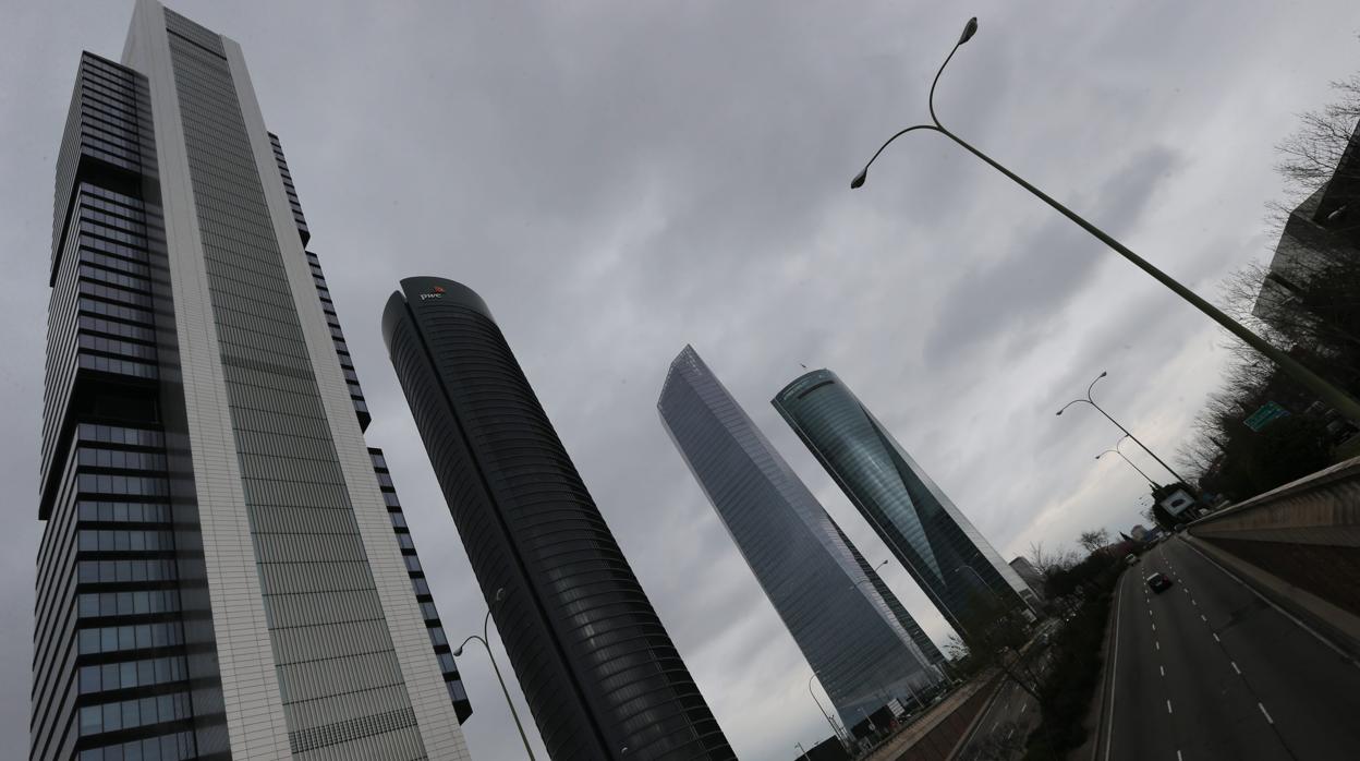 Las Cuatro Torres, en el Paseo de la Castellana