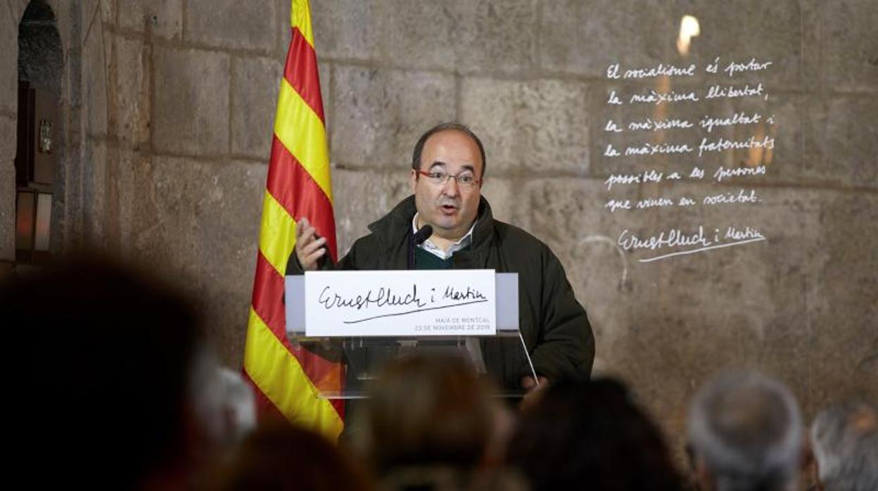 El líder del PSC, Miquel Iceta