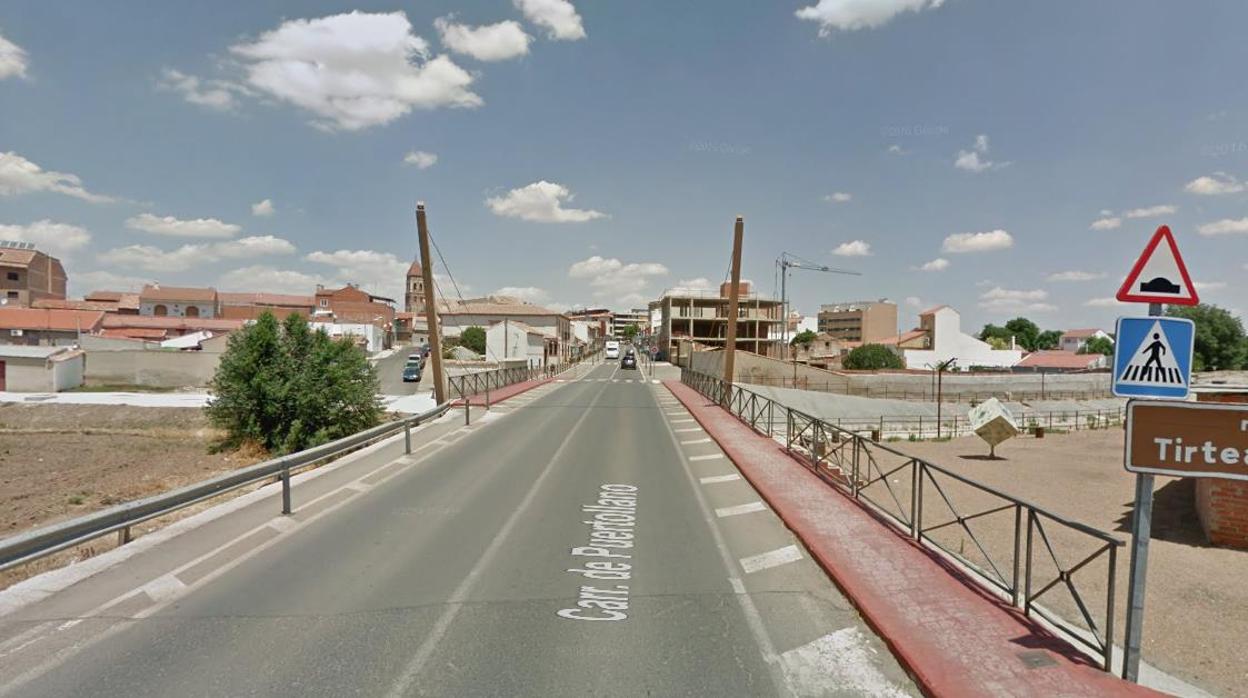 Calle que conecta Puertollano con Argamasilla de Calatrava