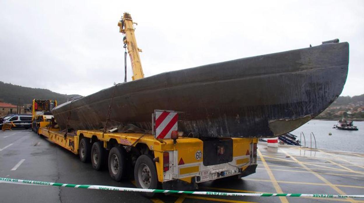 Imagen del narcosubmarino gallego