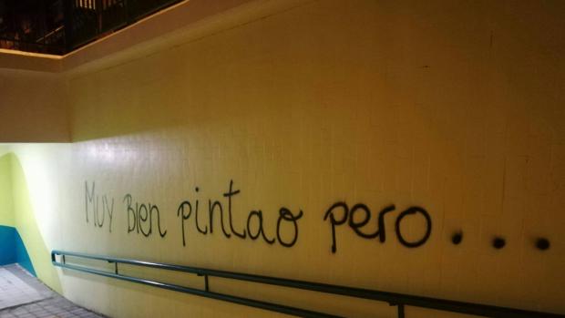 El alcalde de Valladolid carga contra los «indeseables» grafiteros que vuelven a ensuciar un túnel