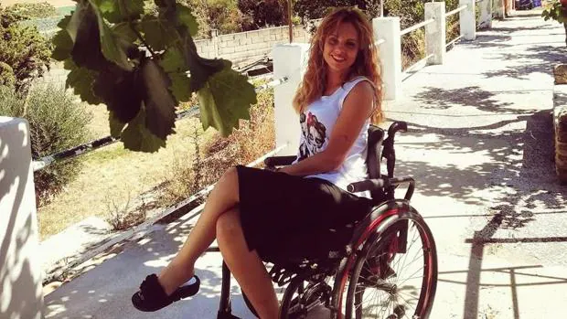 Patricia Gutiérrez, una «princesa» feliz con su «trono» de ruedas