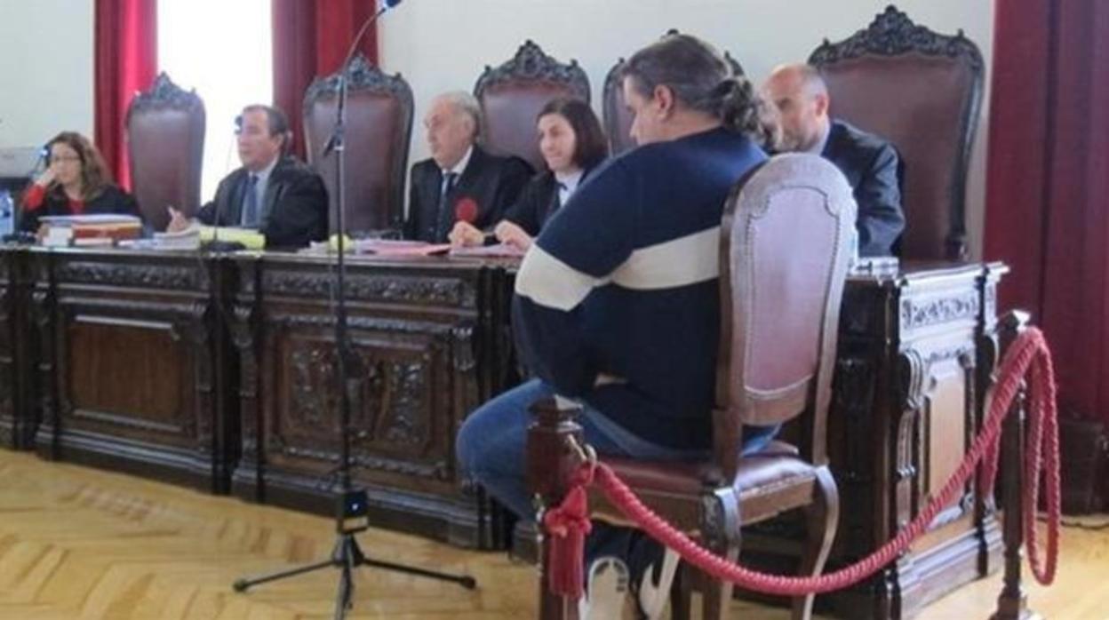 José Rafael García, durante el juicio con jurado en la Audiencia de Toledo