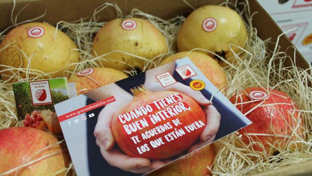 Envían gratis 150 cajas de granadas mollares a españoles que viven en 15 países