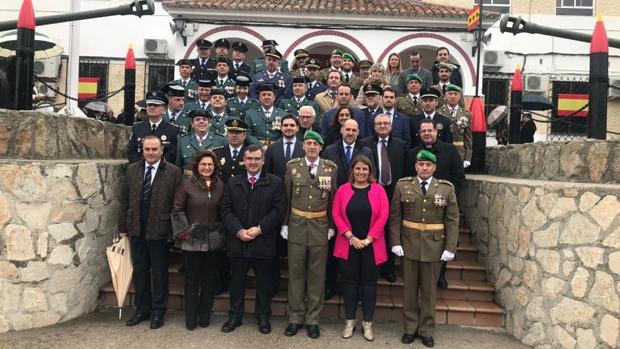 La alcaldesa, en los actos del Destacamento del Cerro Negro con motivo del Día de la Unidad