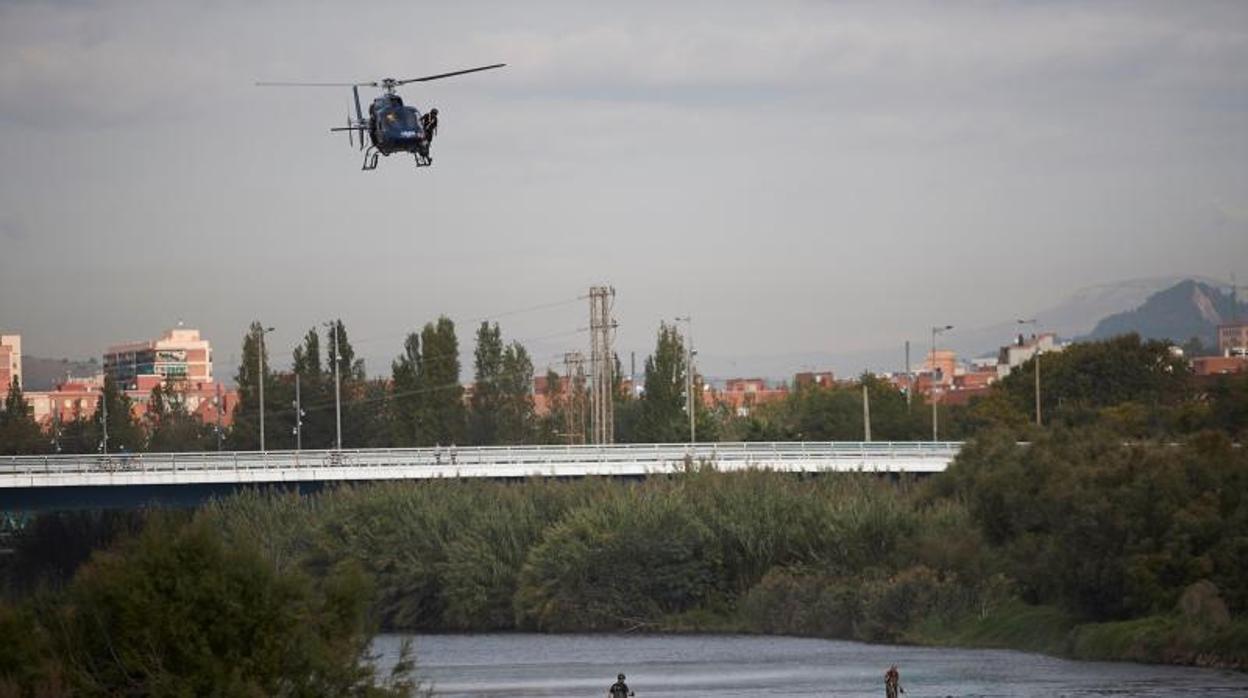 Dispositivo de los Mossos para un rescate en Barcelona