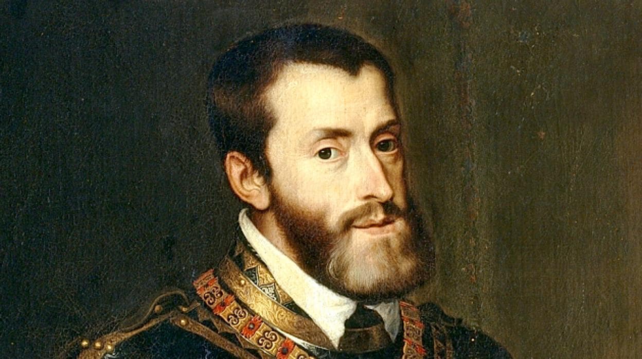 Retrato de Carlos I de España realizado en 1605 por Juan Pantoja de la Cruz