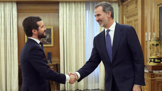 Casado pide a Ciudadanos y a Navarra Suma que se abstengan para facilitar un Gobierno sin ERC