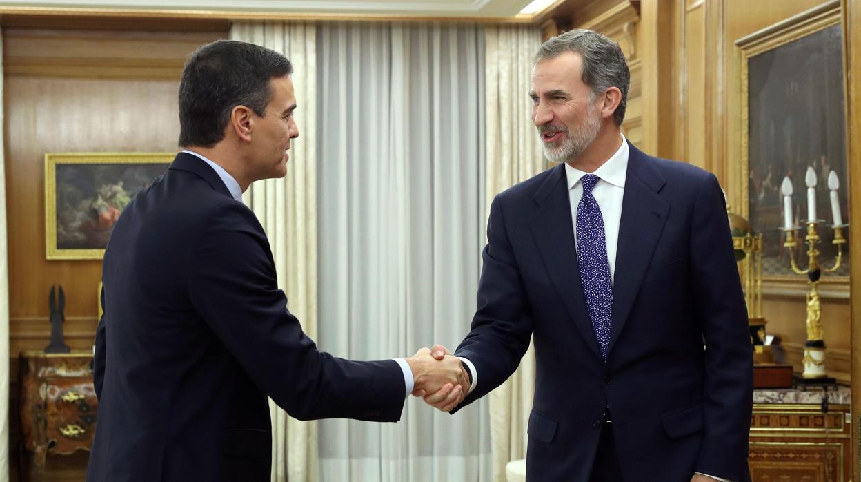 Pedro Sáncehz y el Rey, hoy en La Zarzuela