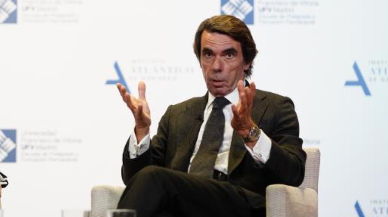 El expresidente del Gobierno José María Aznar, en una imagen de archivo