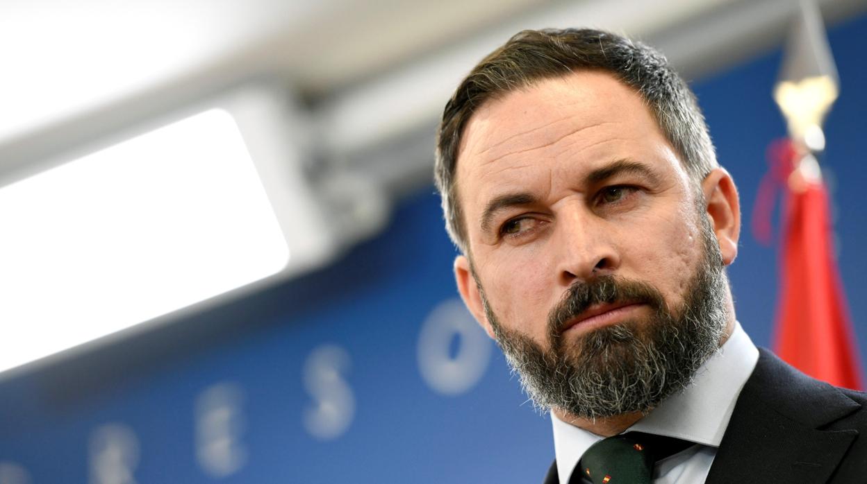 El presidente de Vox, Santiago Abascal