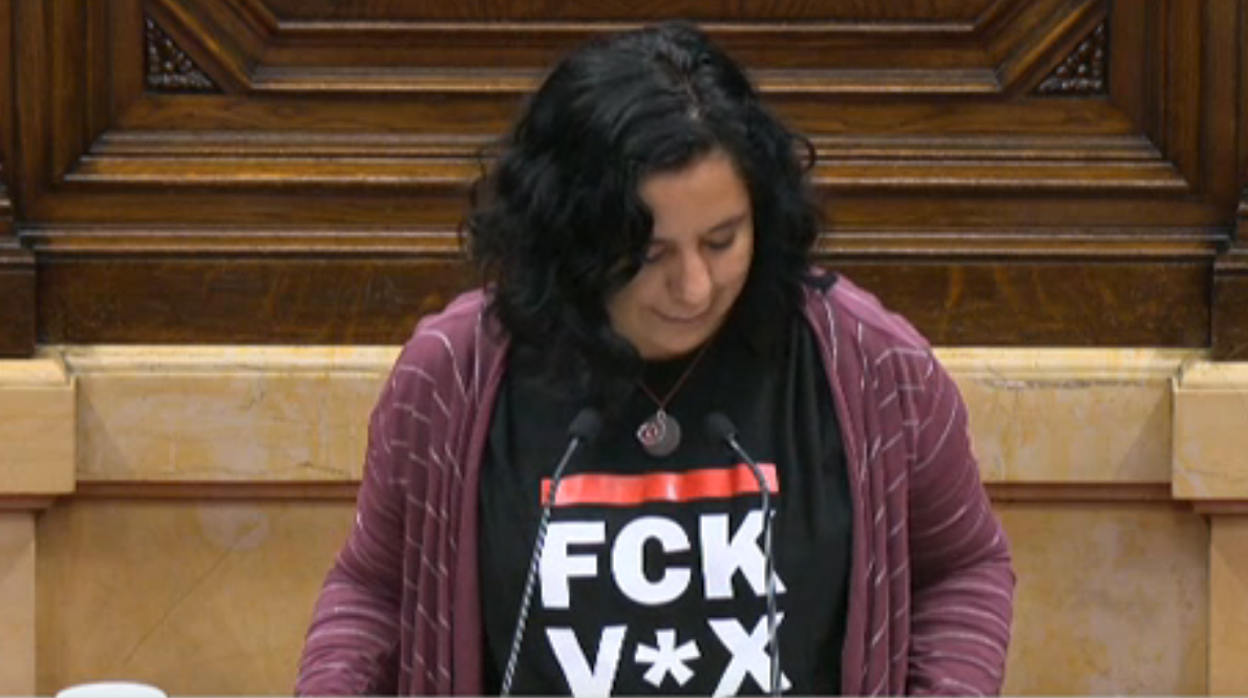 Susanna Segovia, en el Parlament