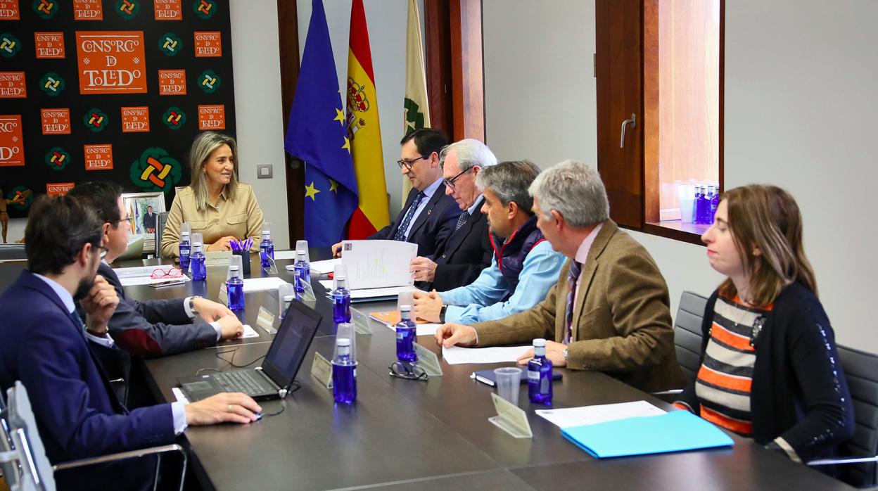 Reunión de la Comisión Ejecutiva del Consorcio de Toledo, con la presidencia de la alcaldesa, Milagros Tolón