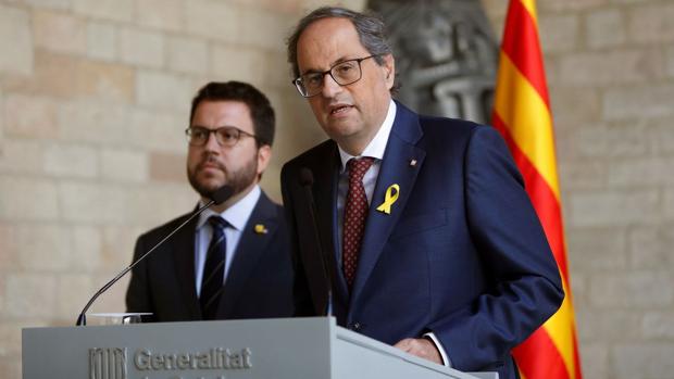 Torra anuncia que recurrirá y pide al Parlament que se posicione contra su inhabilitación