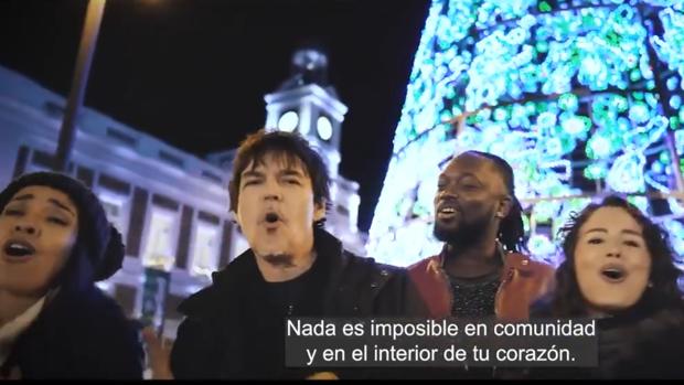 Artistas callejeros en un vídeo de promoción de la Comunidad de Madrid