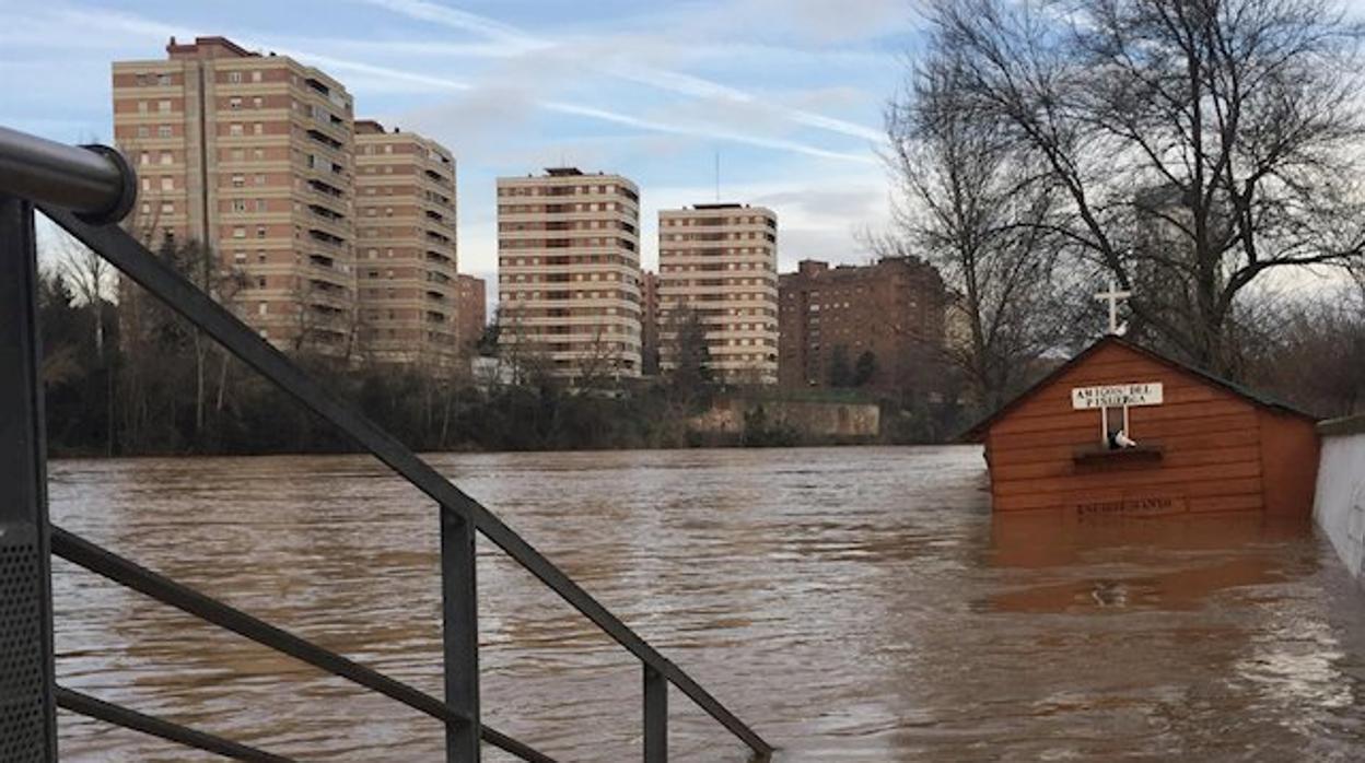 El Pisuerga a su paso por Valladolid