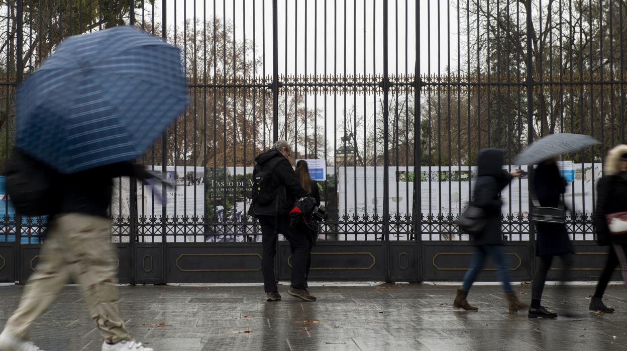 El Retiro ha vuelto a abrir sus puertes en la mañana de este domingos