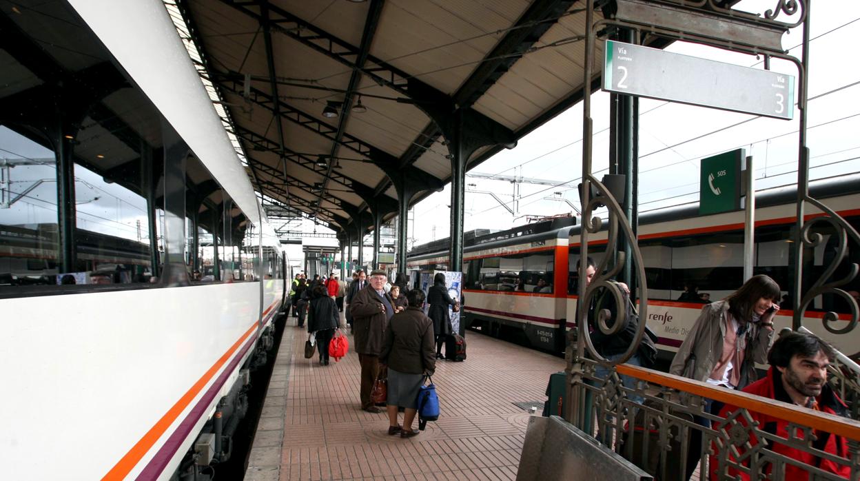 Estación Campo Grande de Valladolid, destino del tren averiado