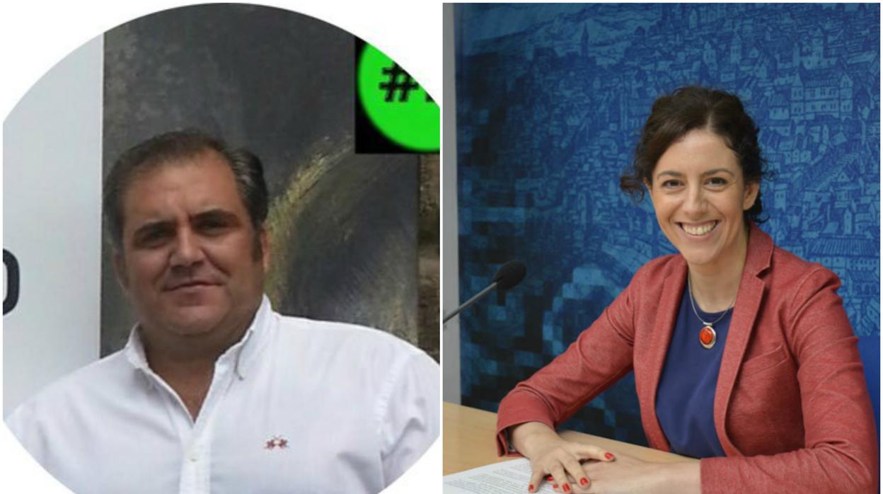 Pablo Corrales (PP) y Noelia dela Cruz (PSOE)