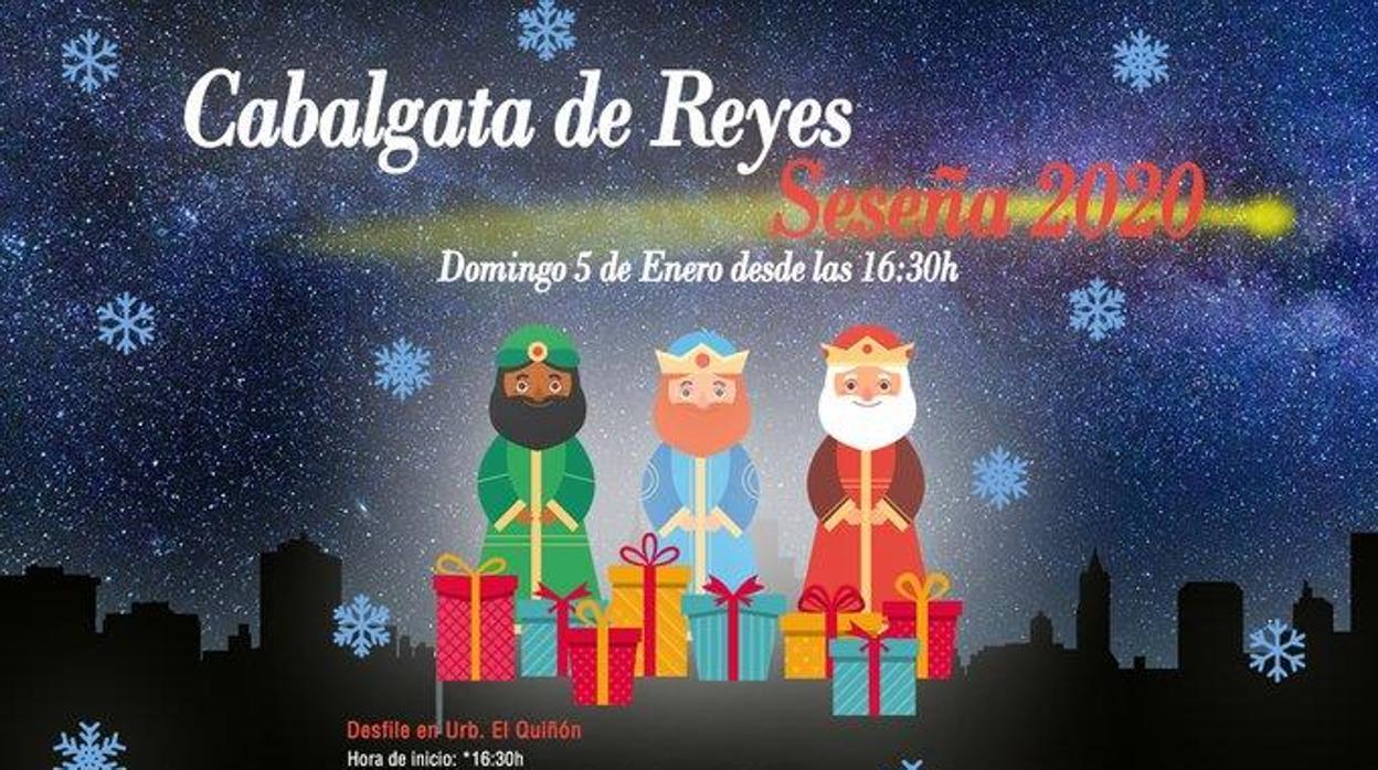 Cartel cabalgata de Reyes de Seseña