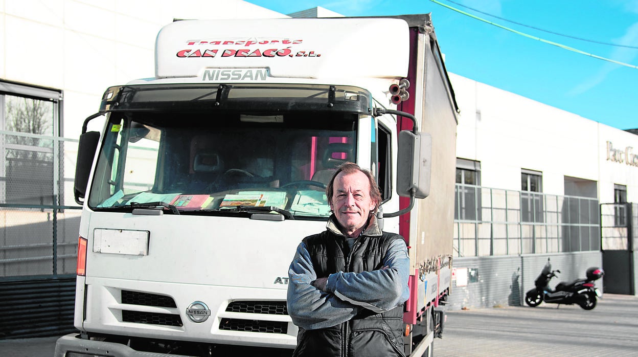 Jordi Escarrà, uno de los transportistas afectados