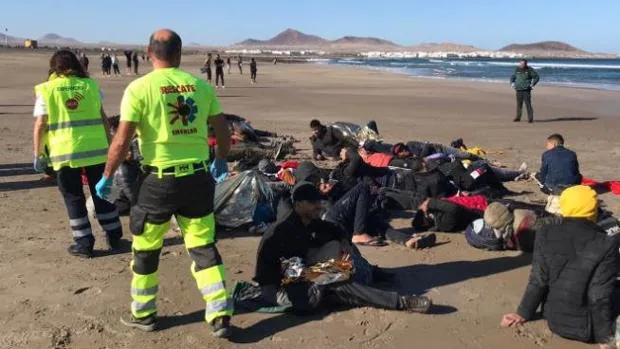 Canarias recibe 57 nuevos inmigrantes en el comienzo del nuevo año