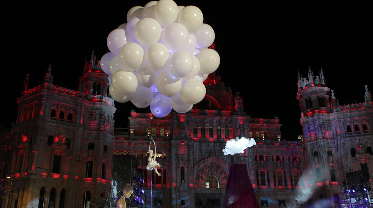 La Cabalgata de Reyes del año pasado, a su paso por la plaza de Cibeles