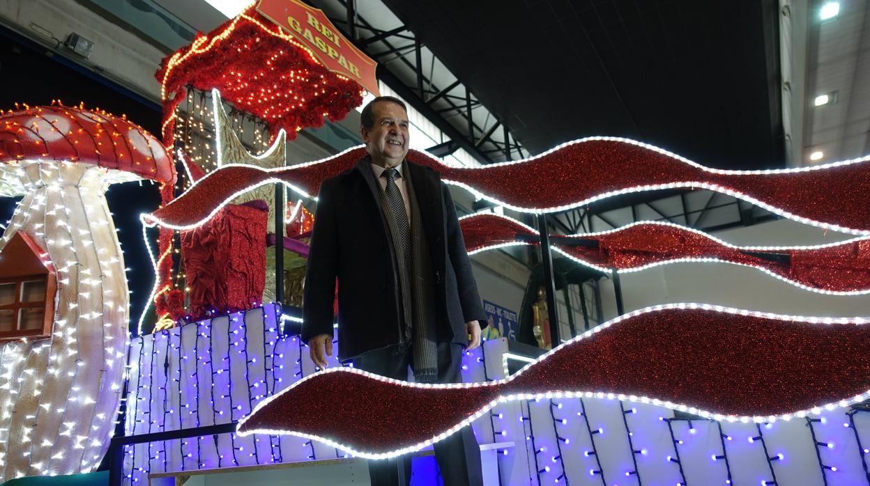 Abel Caballero, en la carroza del Rey Gaspar