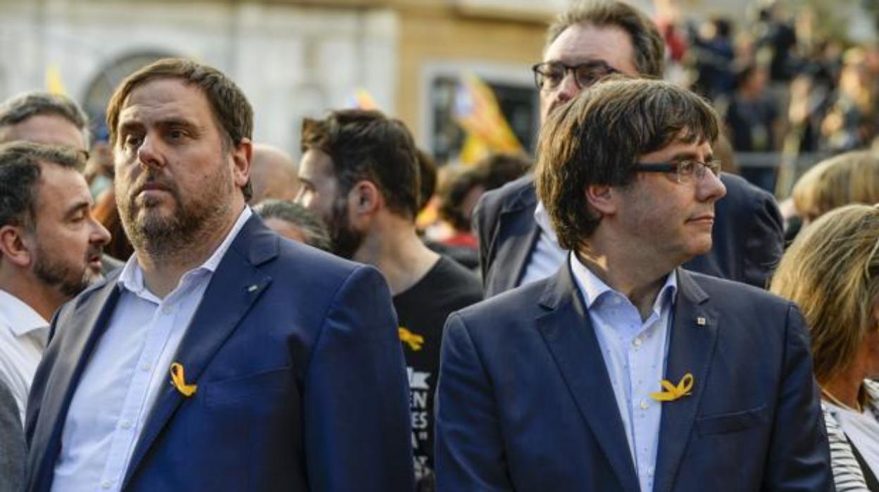 Junqueras y Puigdemont