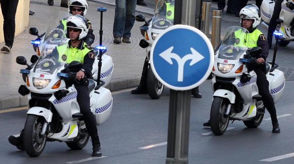 Policías locales de Benidorm