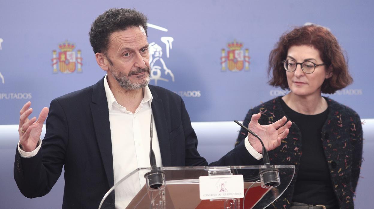 El diputado de Cs Edmundo Bal, junto a la eurodiputada Maite Pagazaurtundúa