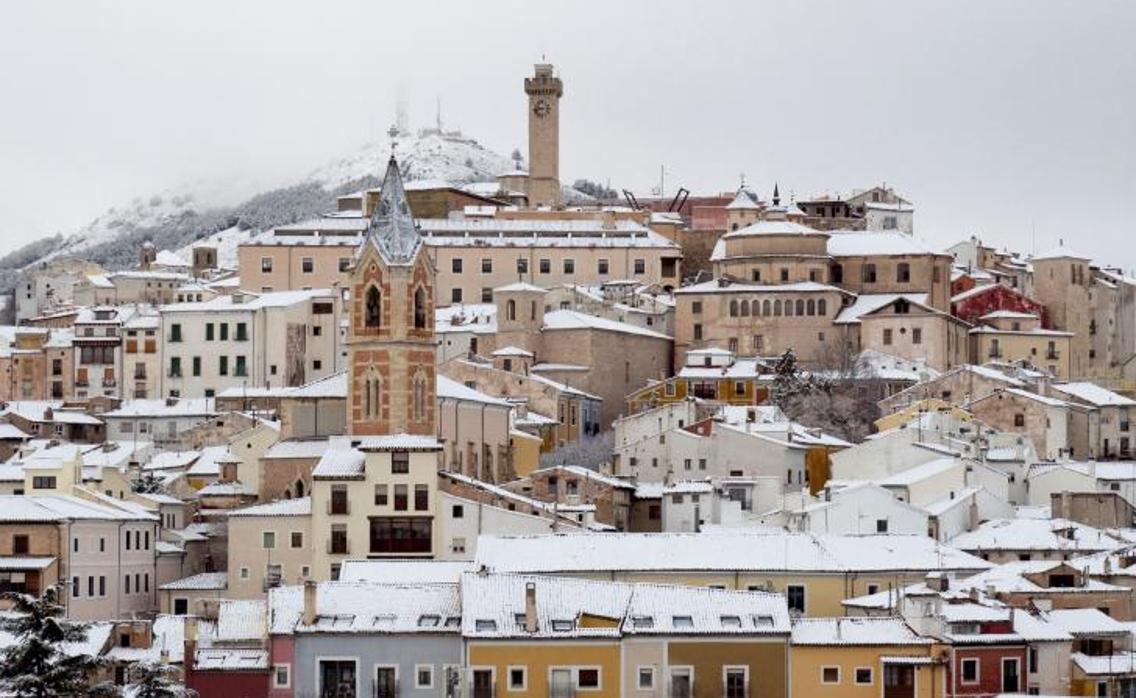 Nevada en Cuenca capital en febrero de 2018