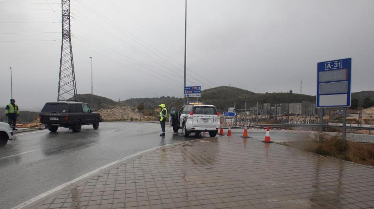 Problemas en las comunicaciones por la lluvia, este lunes en la provincia de Alicante