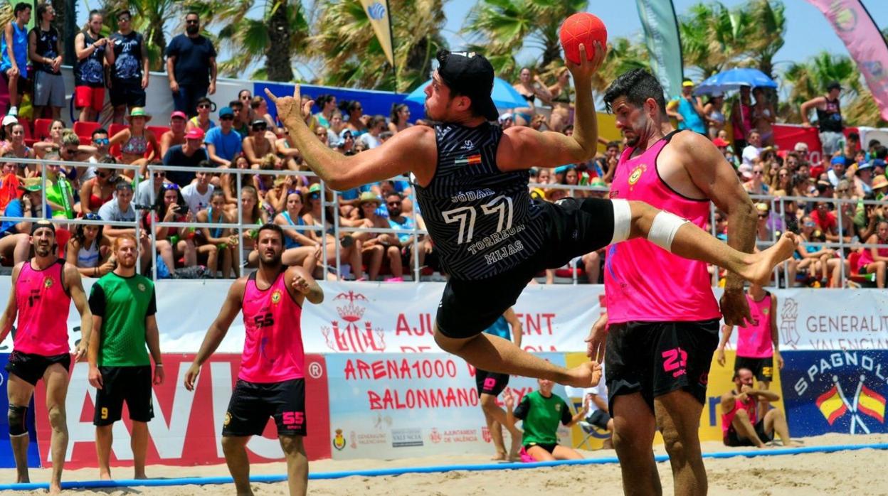 Imagen de archivo de una competición de balonmano